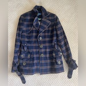 Brand new Millard Fillmore Plaid Coat